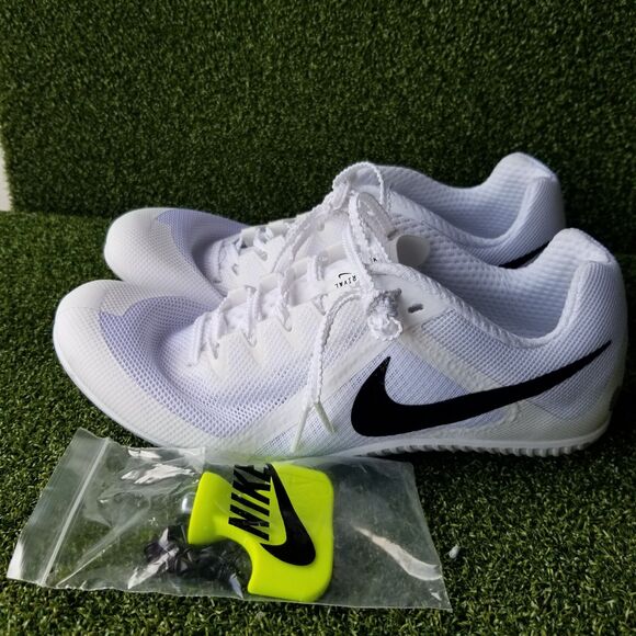 Nike Rival Cleats Track & Field Multi-Event Spikes Mens Size 8 White DC8749-100 - Picture 2 of 8